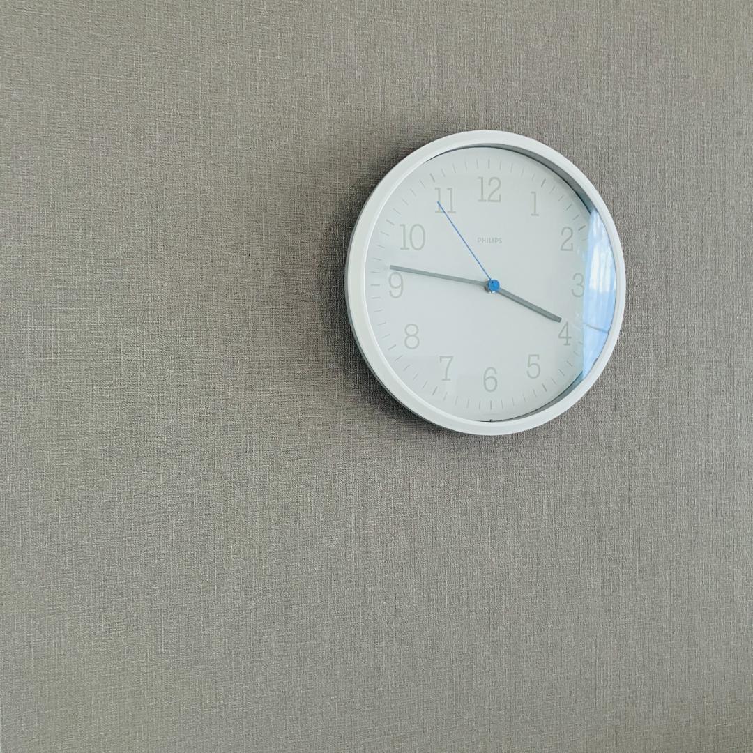 80'S 西ドイツ製 PHILIPS 掛け時計 ミニマリズム