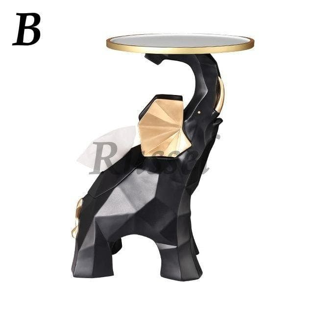 ゾウ サイドテーブル  多機能収納 オブジェ コーヒーテーブル インテリア ぞう