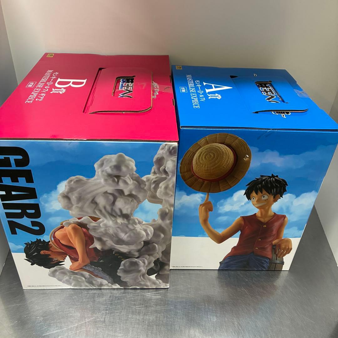 TOMO一番くじ 25周年 海賊王への道 ルフィ A賞、B賞　未開封