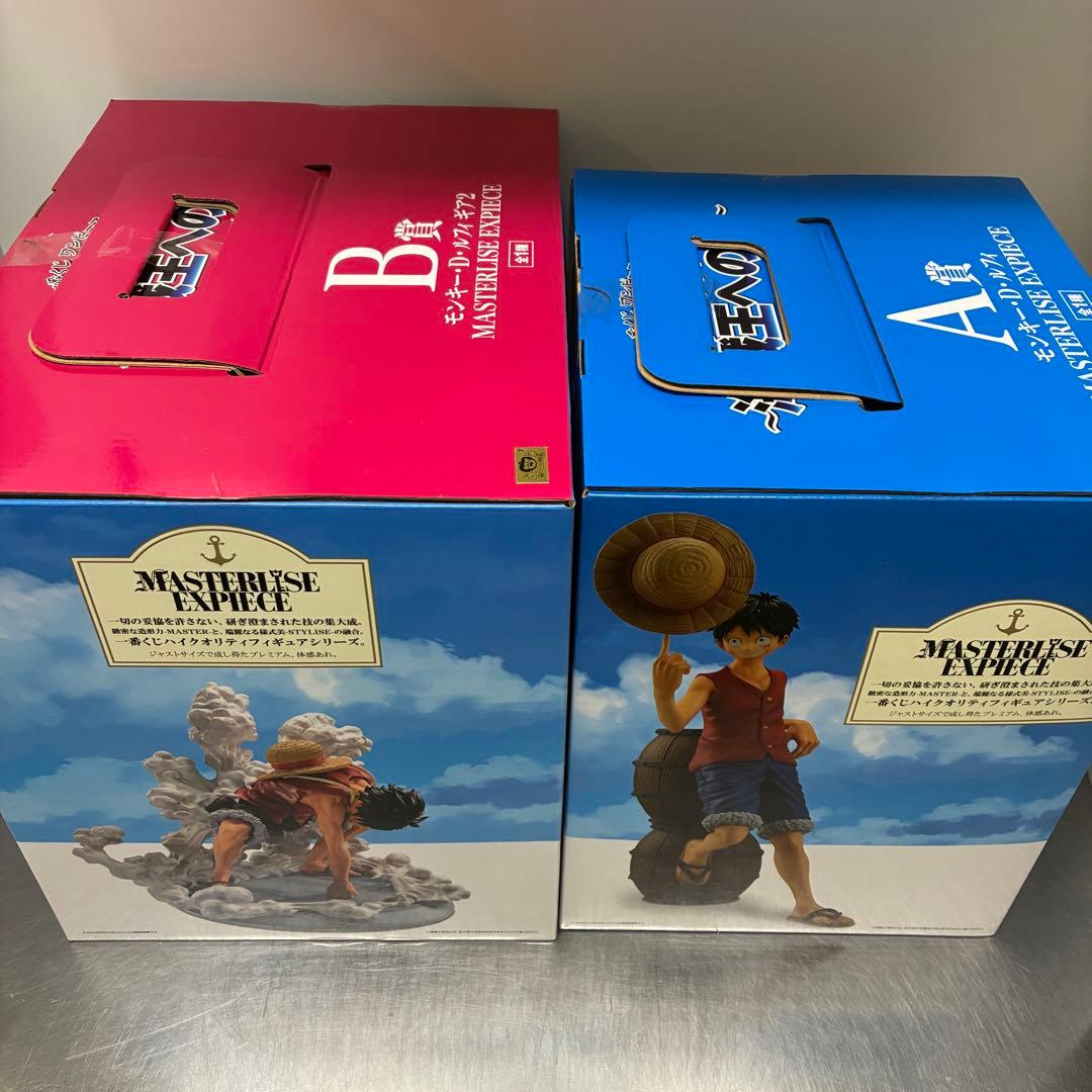 TOMO一番くじ 25周年 海賊王への道 ルフィ A賞、B賞　未開封