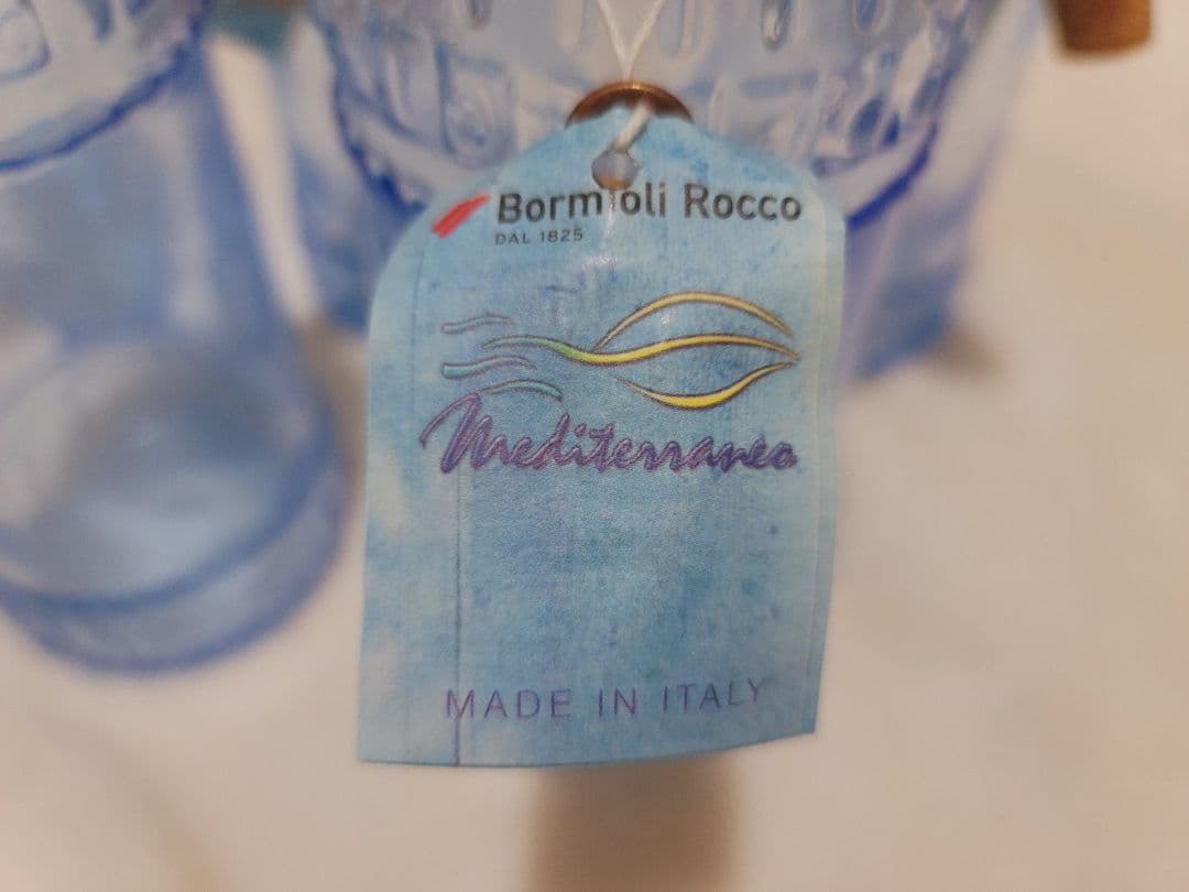 イタリア製 ボルミオリ・ロッコ ガラスタンブラー ピッチャー ボトル 5本