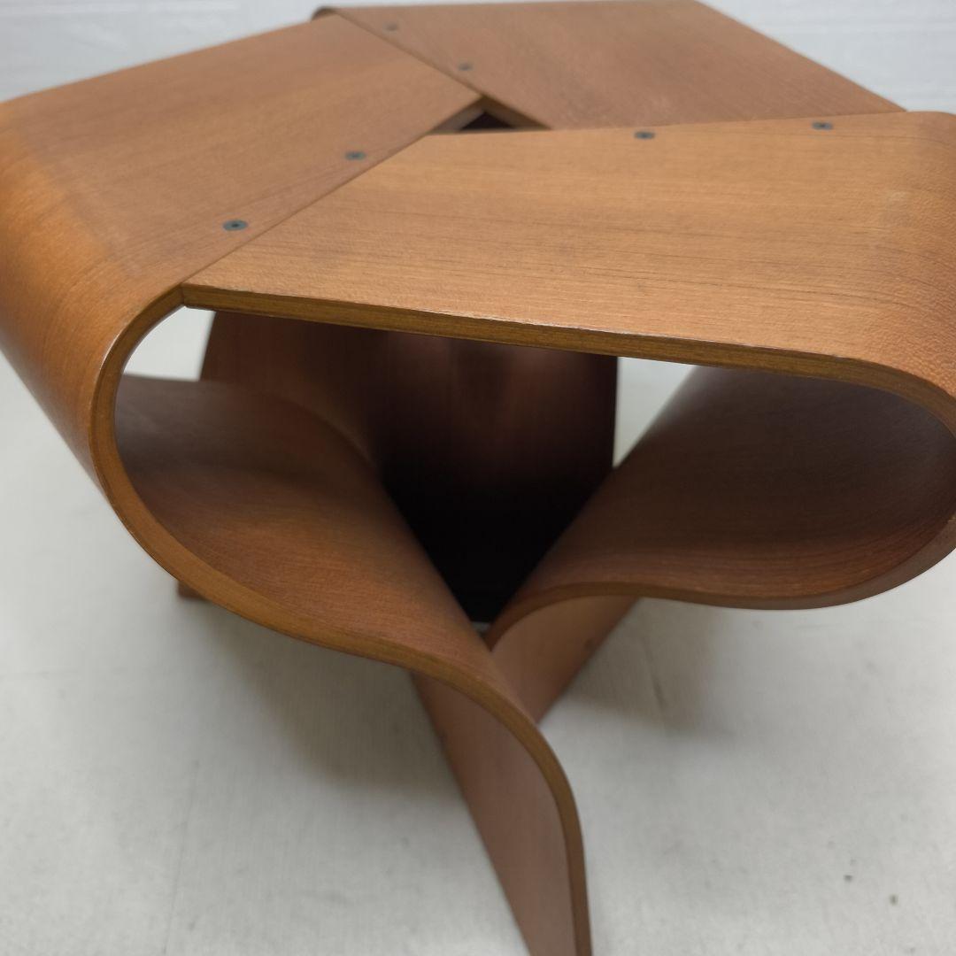 美品　マッシュルームスツール　天童木工