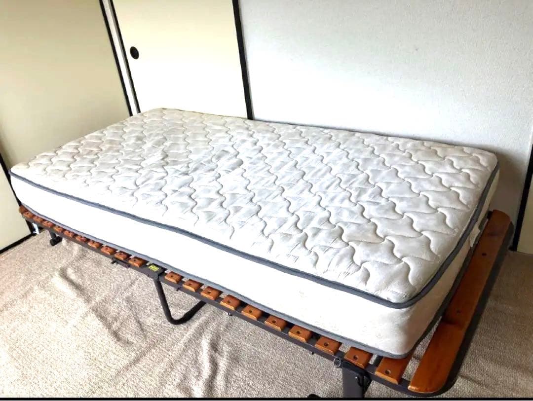 シングルベットカバーおまけ　シングルベットとシングルベットマットレス　セット