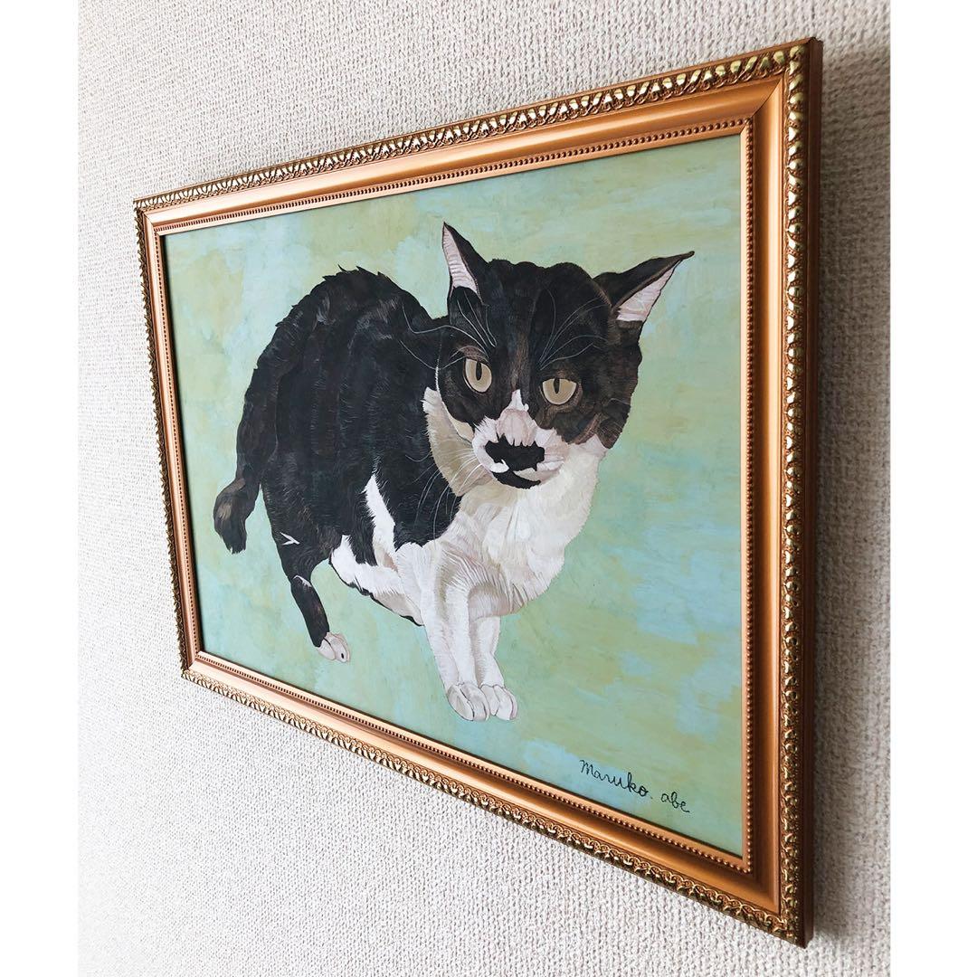 原画「ハッチ」《＋猫イラスト３枚無料プレゼント！》