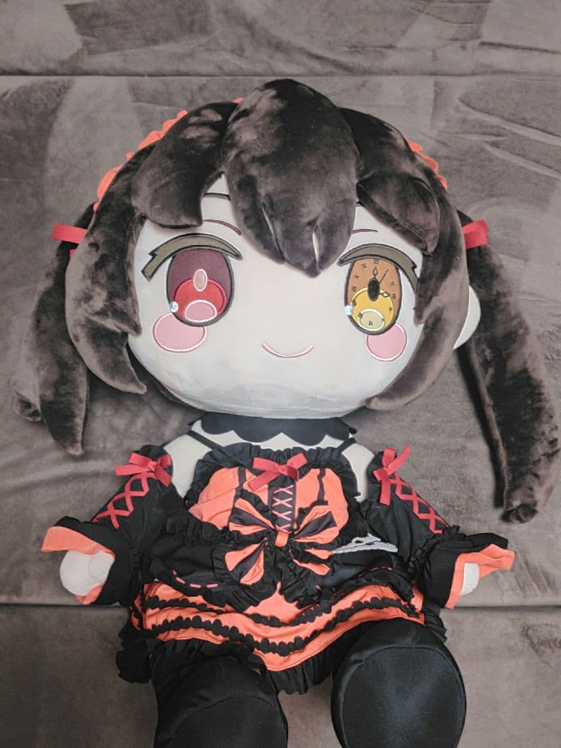 中古品 どきゅーと ぷち ぬいぐるみ 時崎狂三 どきゅーとぷち デート・ア・ライブⅤ 特大ぬいぐるみ 時崎狂三 ～私服