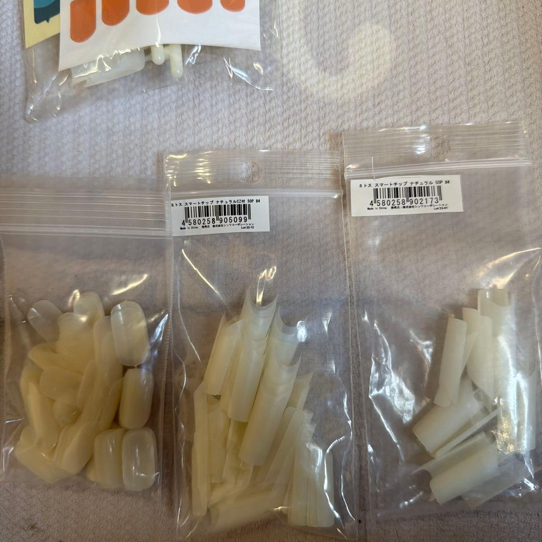 【箱無し】ネイリスト技能検定試験 JNEC認定モデルハンド 公式チップ付き