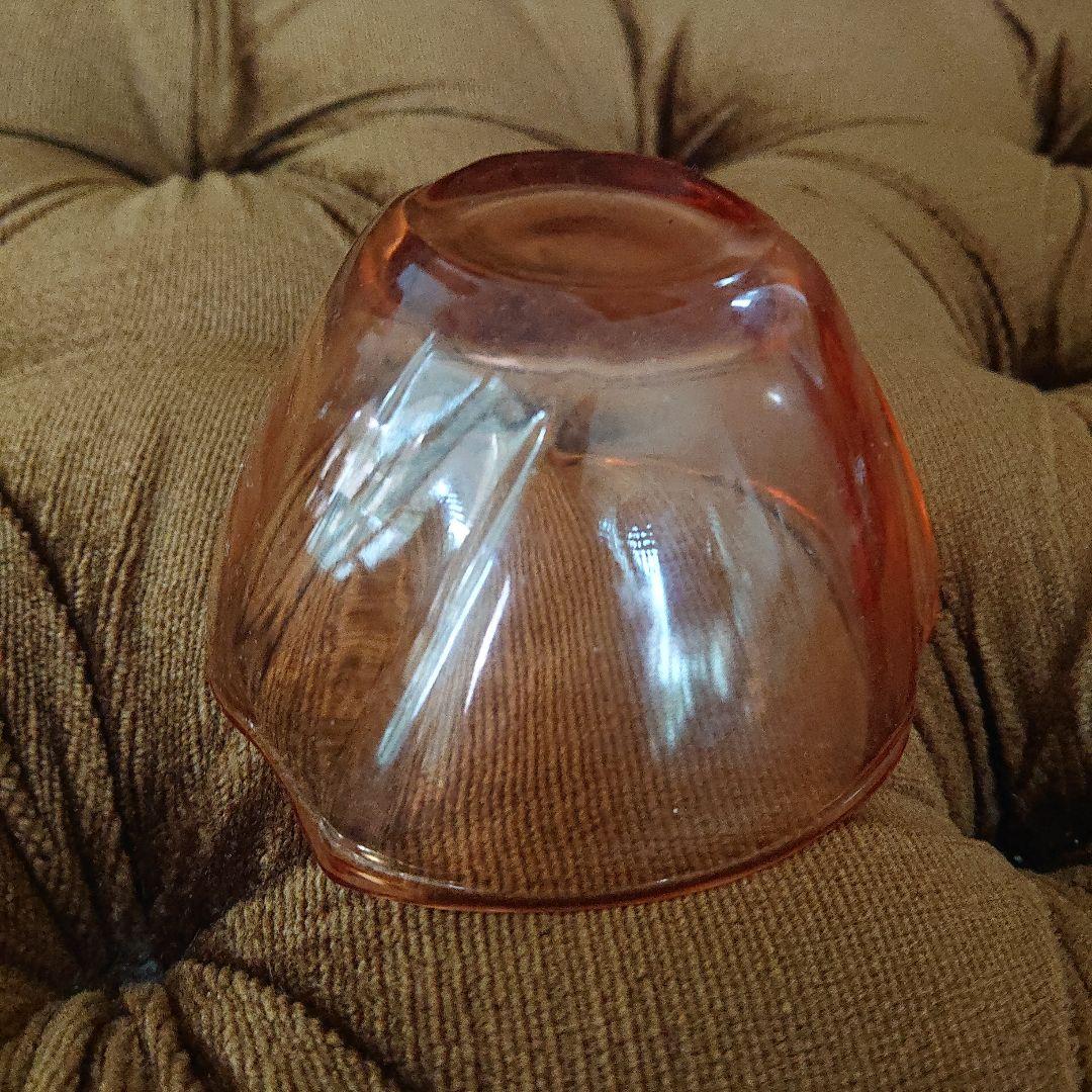 アンバーガラス器アンティーク