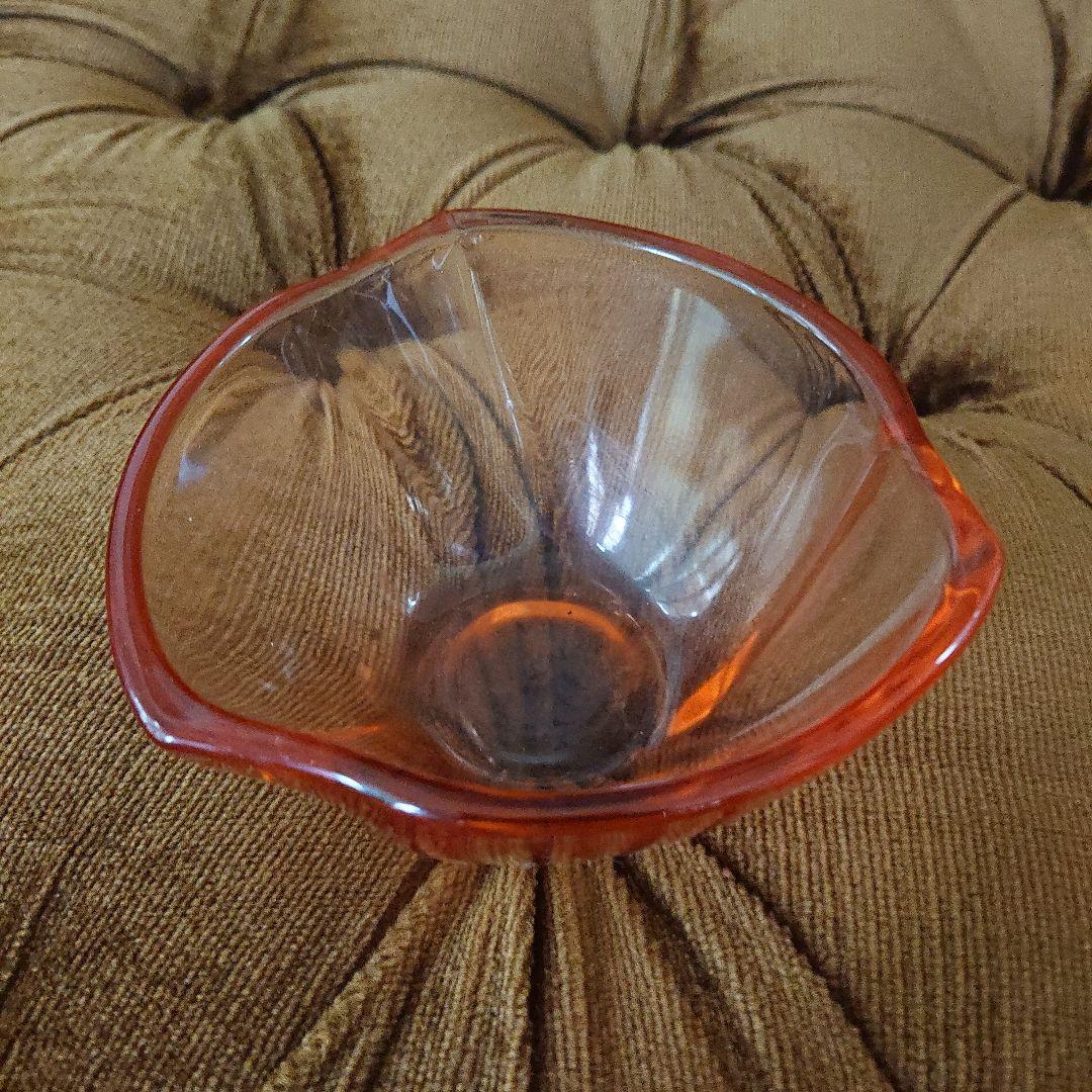 アンバーガラス器アンティーク