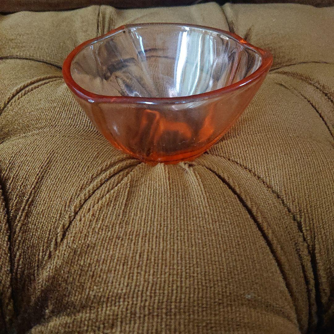 アンバーガラス器アンティーク