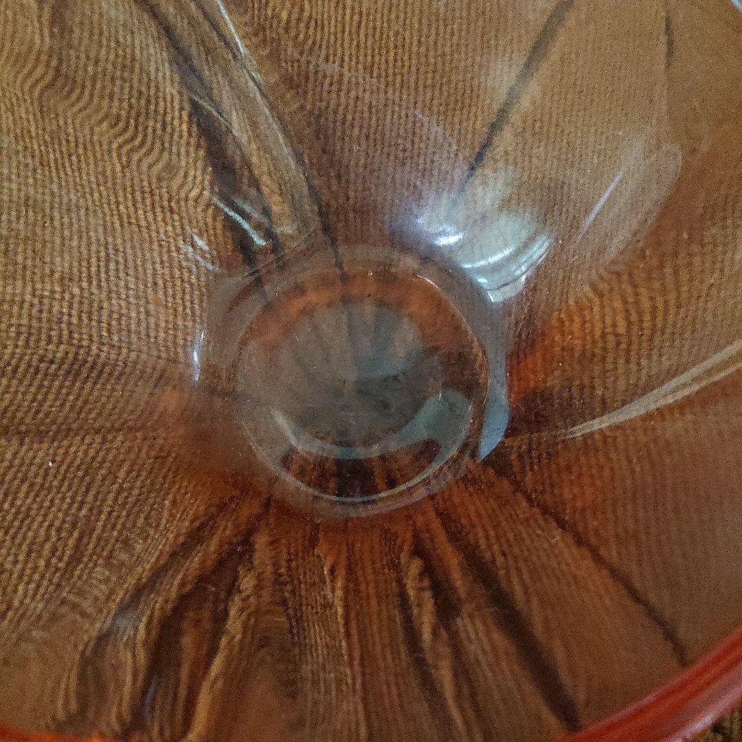 アンバーガラス器アンティーク