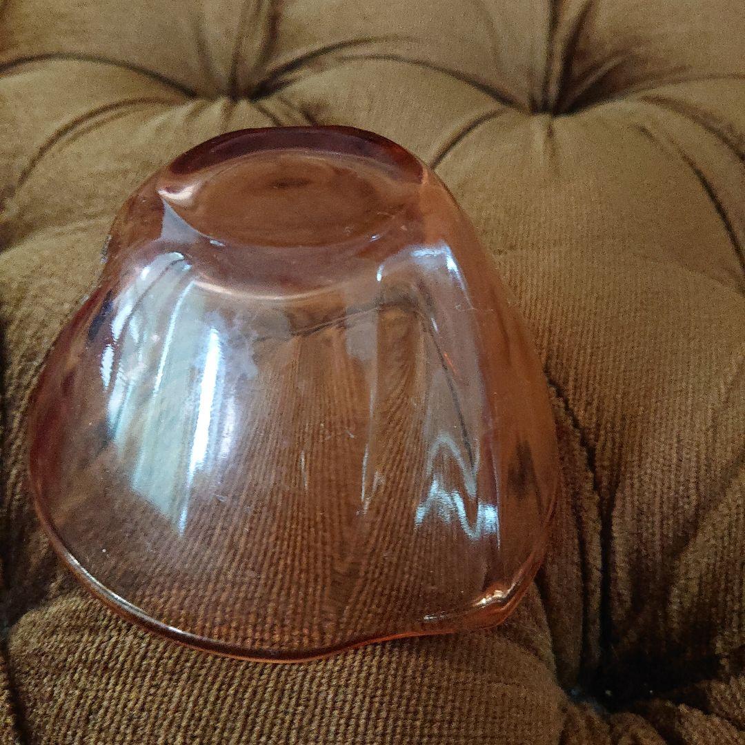 アンバーガラス器アンティーク