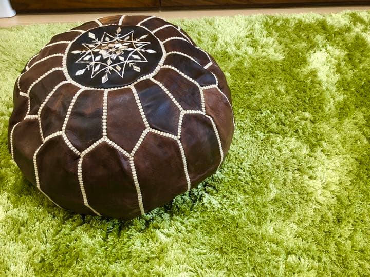 上質モロッカンププ☆オールレザー