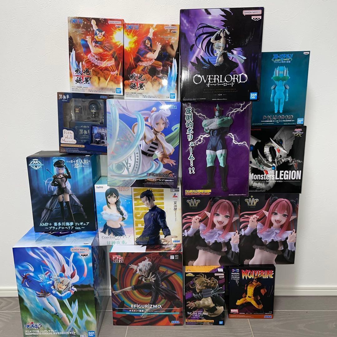 人気フィギュア17個まとめ売り（ドラゴンボール、ワンピース、呪術、美少女など）②