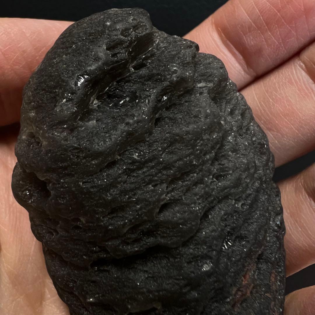 アグニマニタイト テクタイト 約80.5g インドネシア産 大粒 希少石