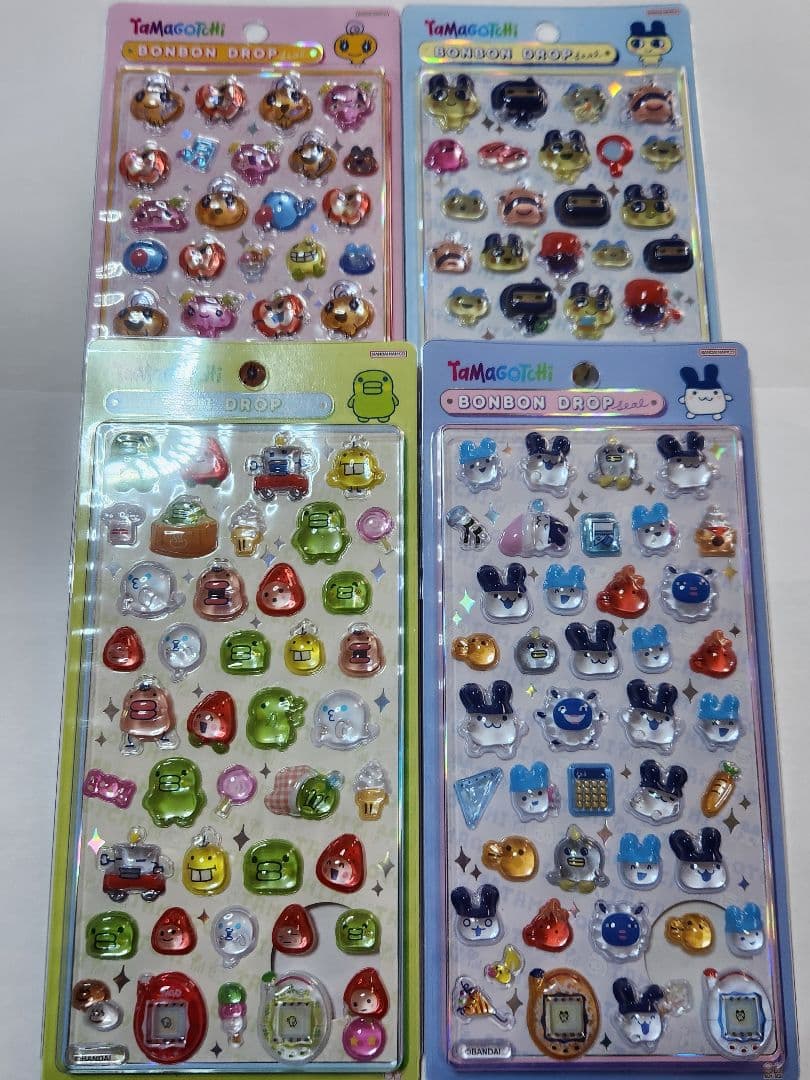 正規 ボンボンドロップシール たまごっち コンプSET4枚 - メルカリ