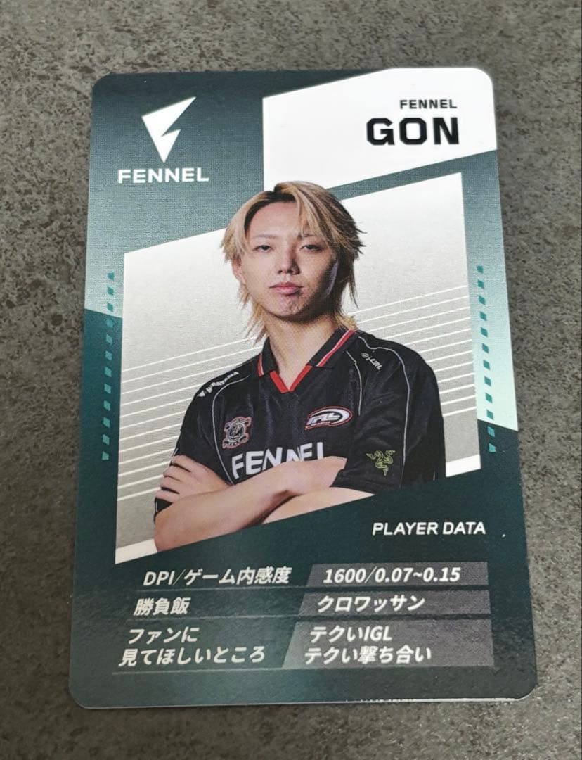 VALORANT VCJ sp2 プレイヤーカード FENNEL GON ゴン - メルカリ