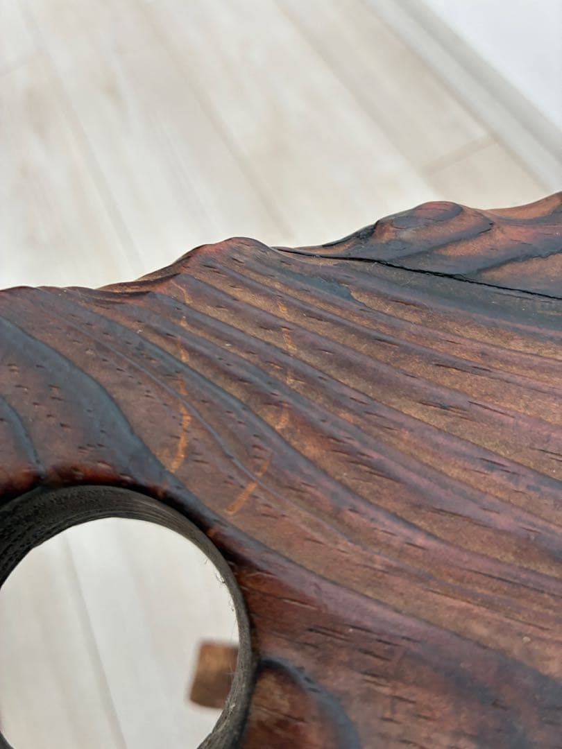 アンティーク木製スツール