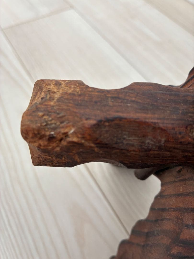 アンティーク木製スツール