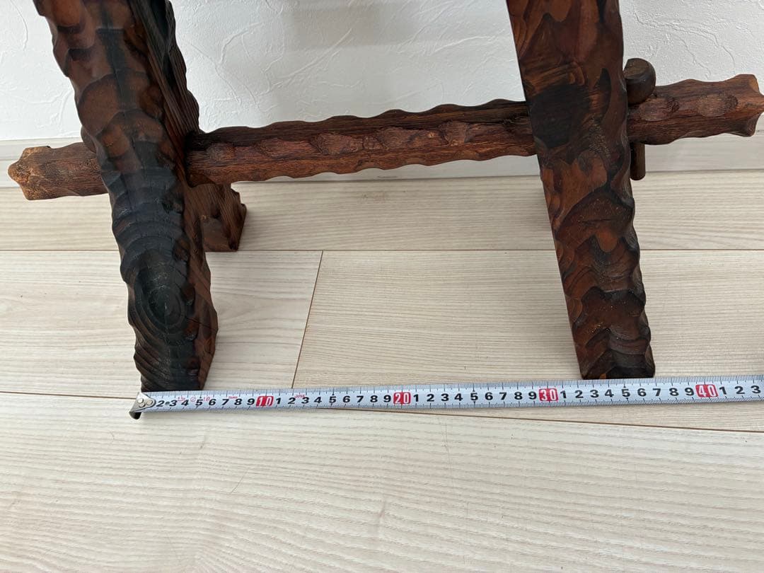 アンティーク木製スツール