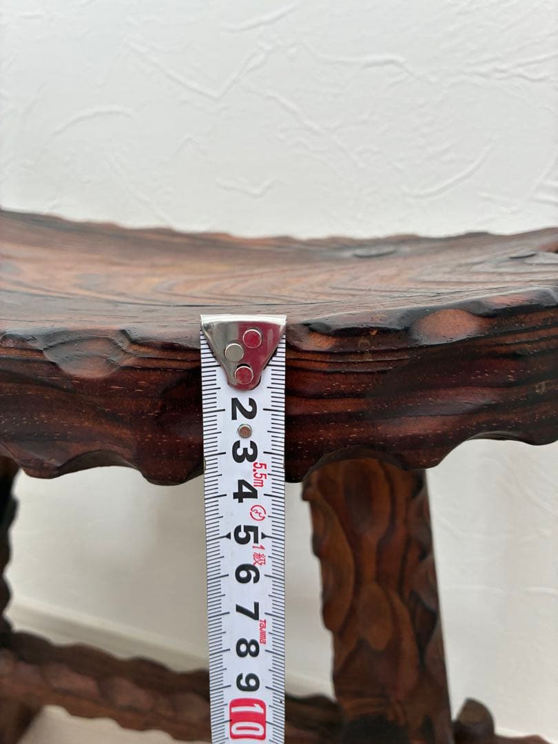 アンティーク木製スツール