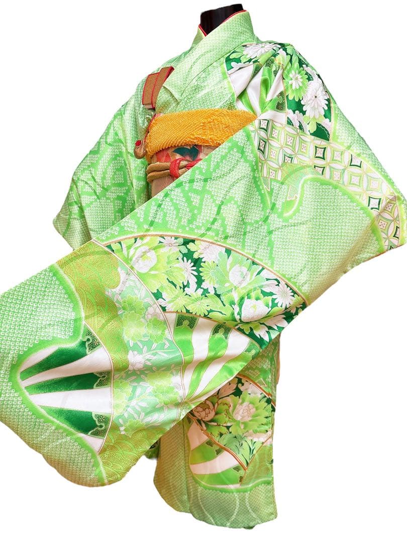 【レトロ・アンティーク】絞り柄 七五三 7歳 フルセット