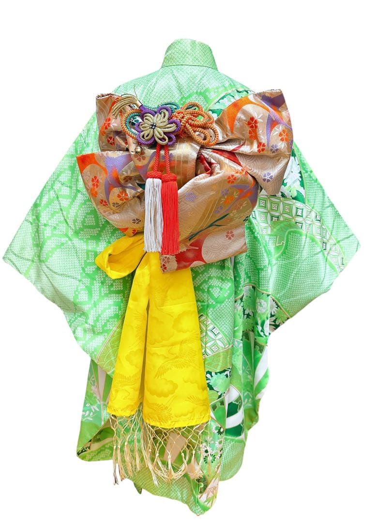 【レトロ・アンティーク】絞り柄 七五三 7歳 フルセット