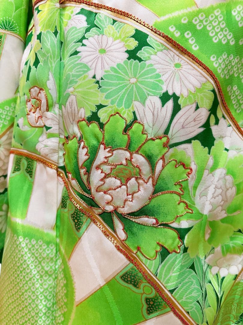 【レトロ・アンティーク】絞り柄 七五三 7歳 フルセット