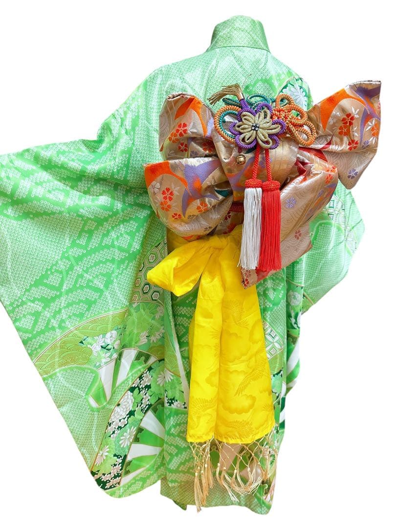 【レトロ・アンティーク】絞り柄 七五三 7歳 フルセット