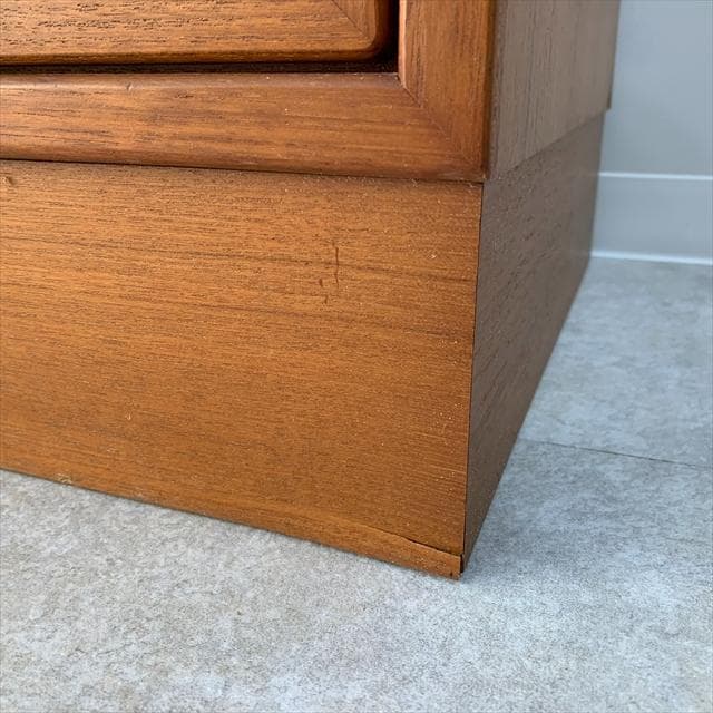 70sヴィンテージジャパンチークカップボード（食器棚）