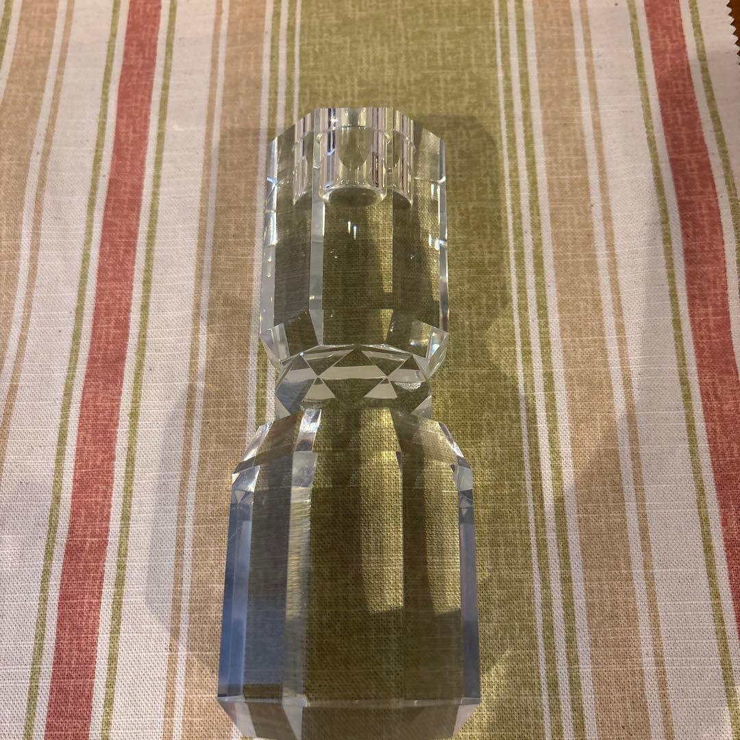 BoConcept クリアガラスのキャンドルホルダー　①