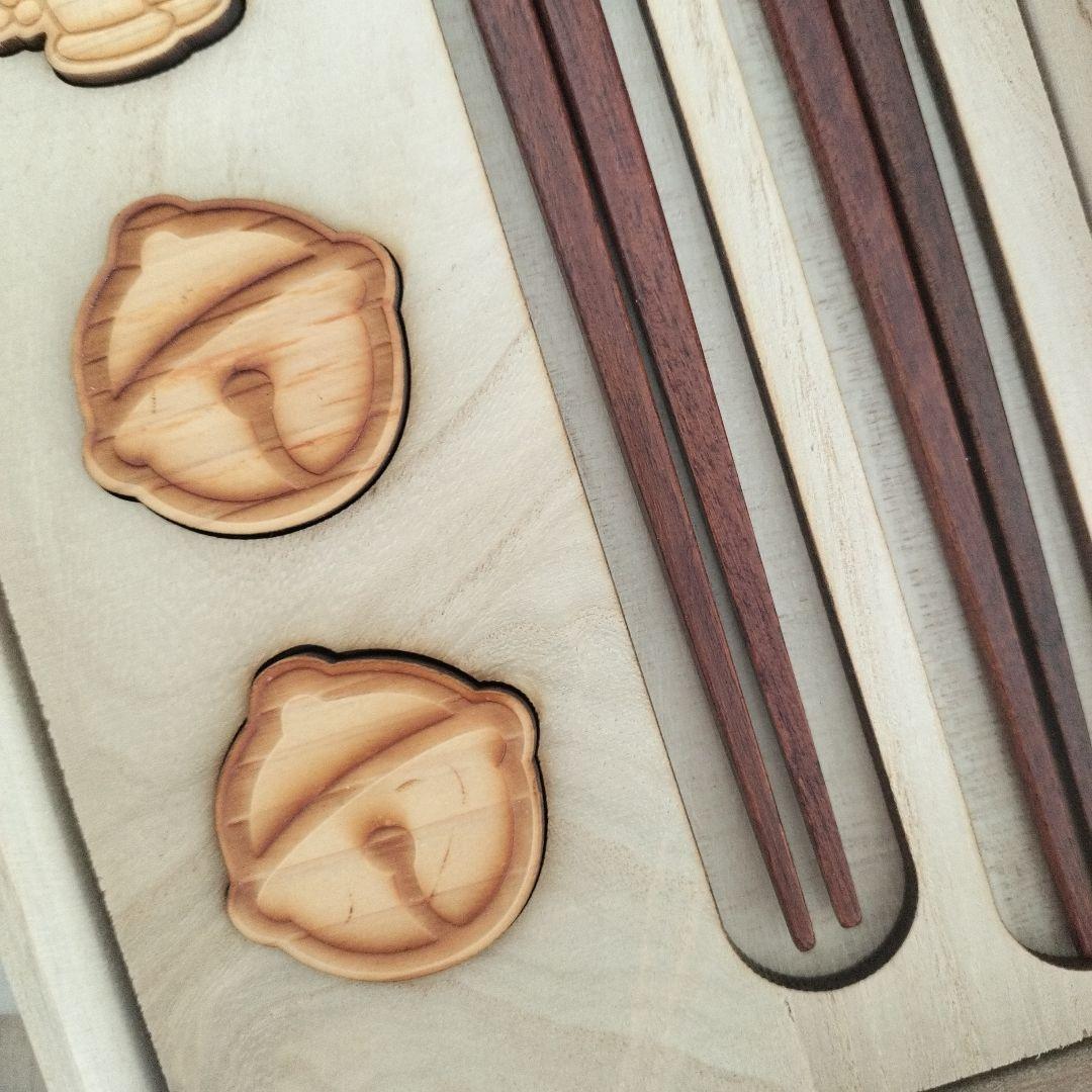 ドラえもん　箸セット　箸置き付