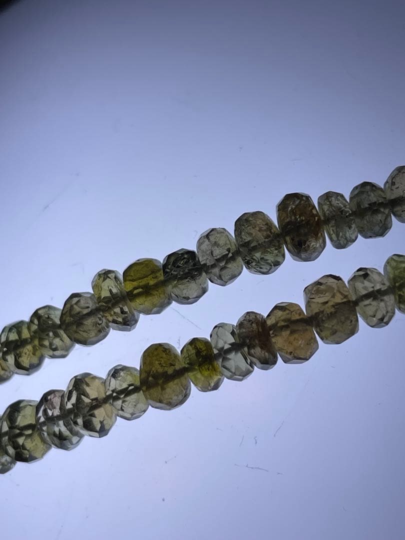 【希少・大粒あり】天然石 ミックストルマリン ボタンカット 4連セット