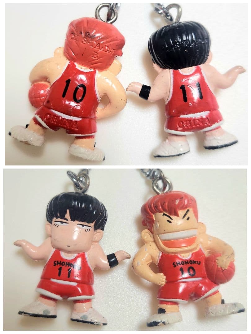希少】スラムダンク ＊ コミカル ダブル キーホルダー2 桜木花道 流川
