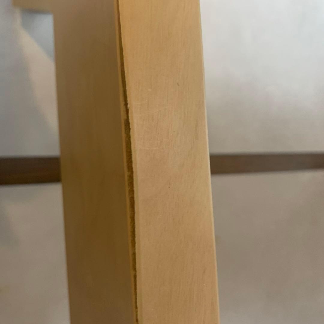 無印 シングルベッドフレーム 木製 オーク材引き出し付き　すのこ　収納