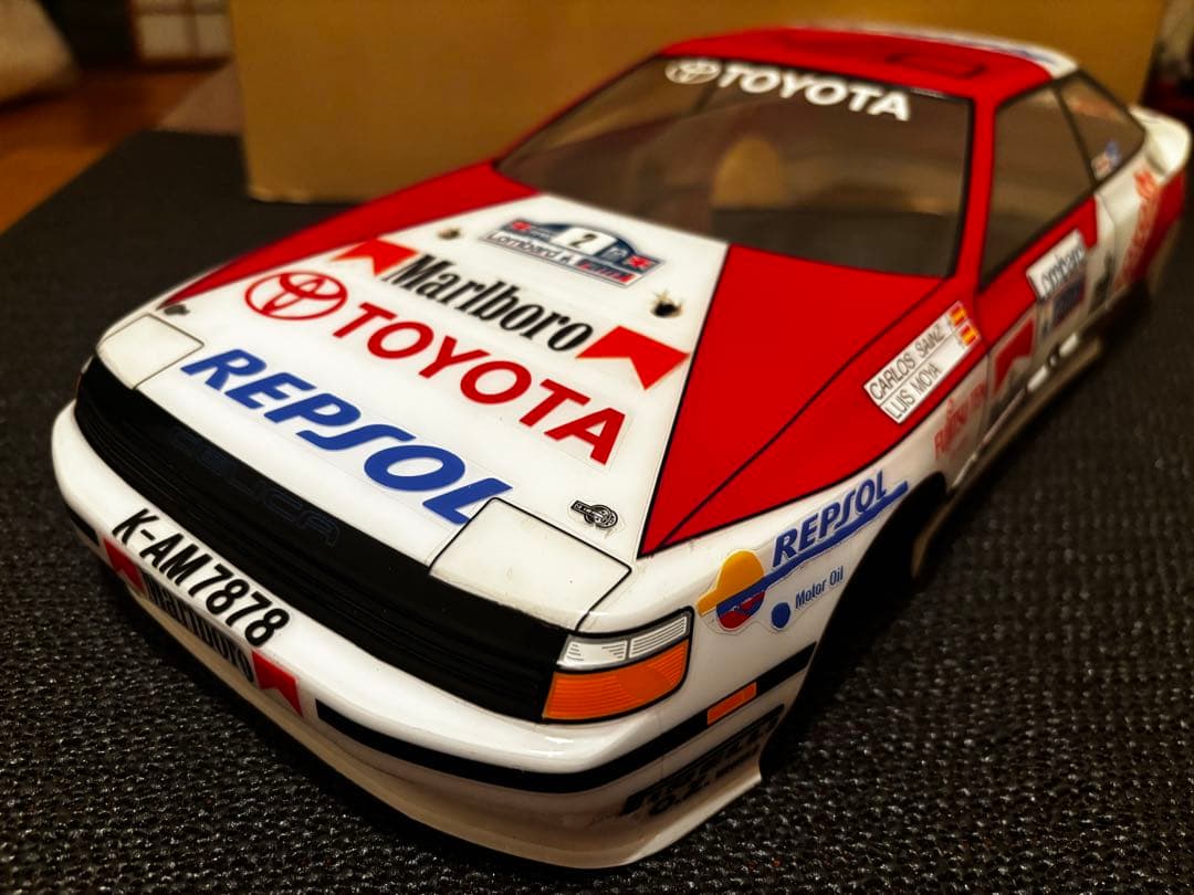 タミヤ　セリカGT-FOUR （ST165）塗装済み未走行ボディ（TT02用）