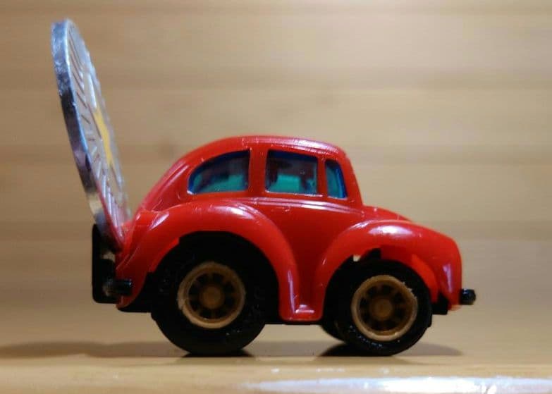 チョロQタカラ漫画 ゼロヨンQ太 マグナム号＆特製コイン 中古品セット