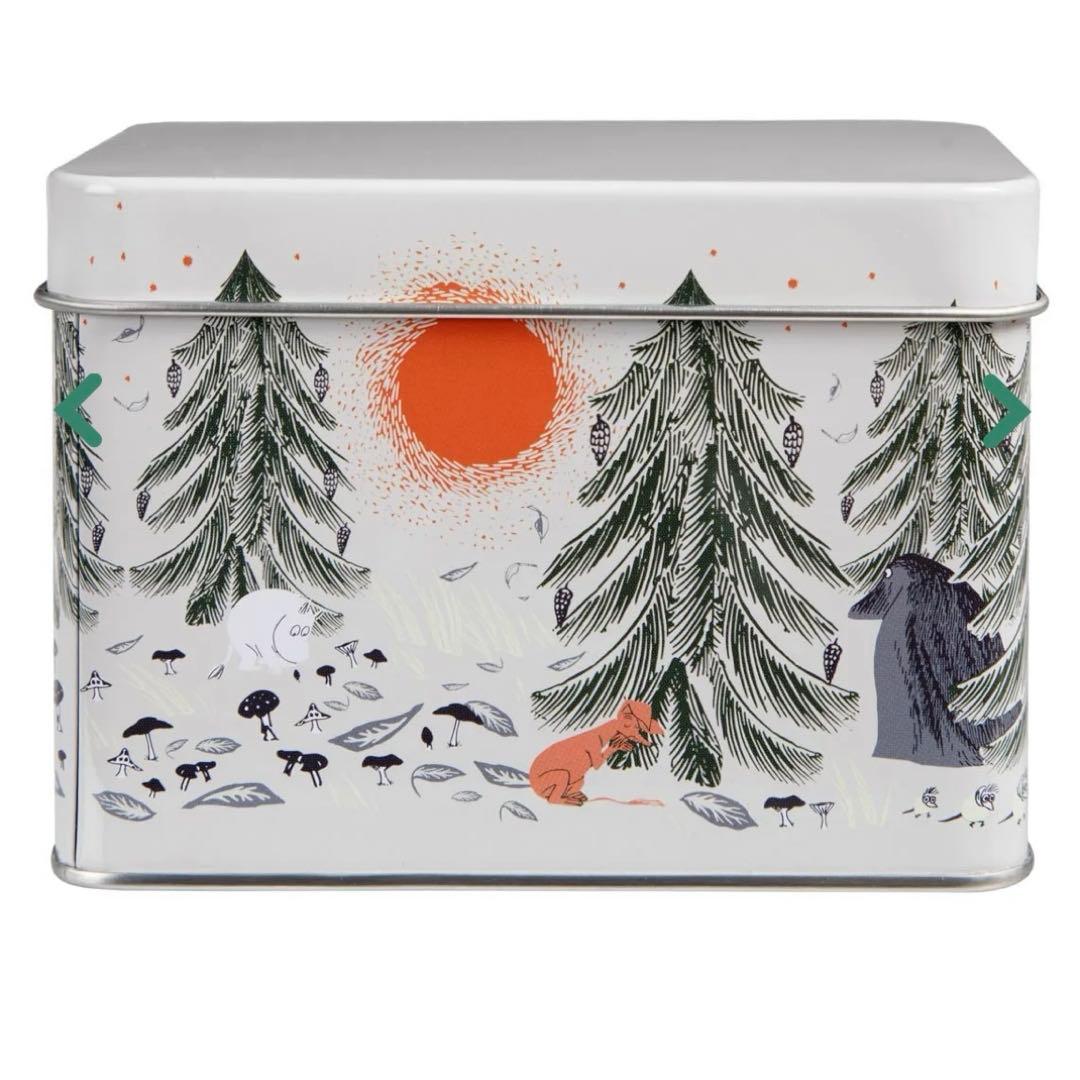 ♡ムーミン　マルティネックス　ティン缶　収納　小物入れ　キッチン　アルミ缶