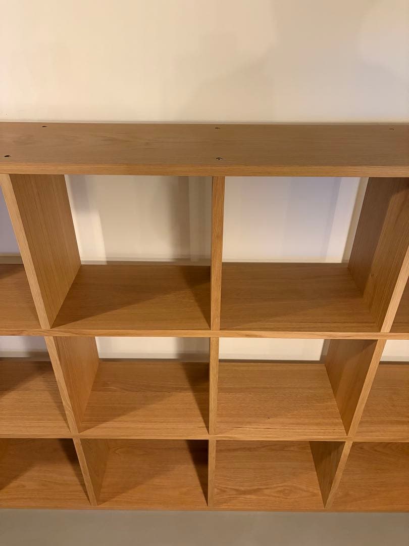 無印良品 スタッキングシェルフ オーク 5段3列（チェスト2つ付き）