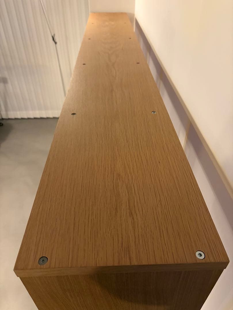 無印良品 スタッキングシェルフ オーク 5段3列（チェスト2つ付き）