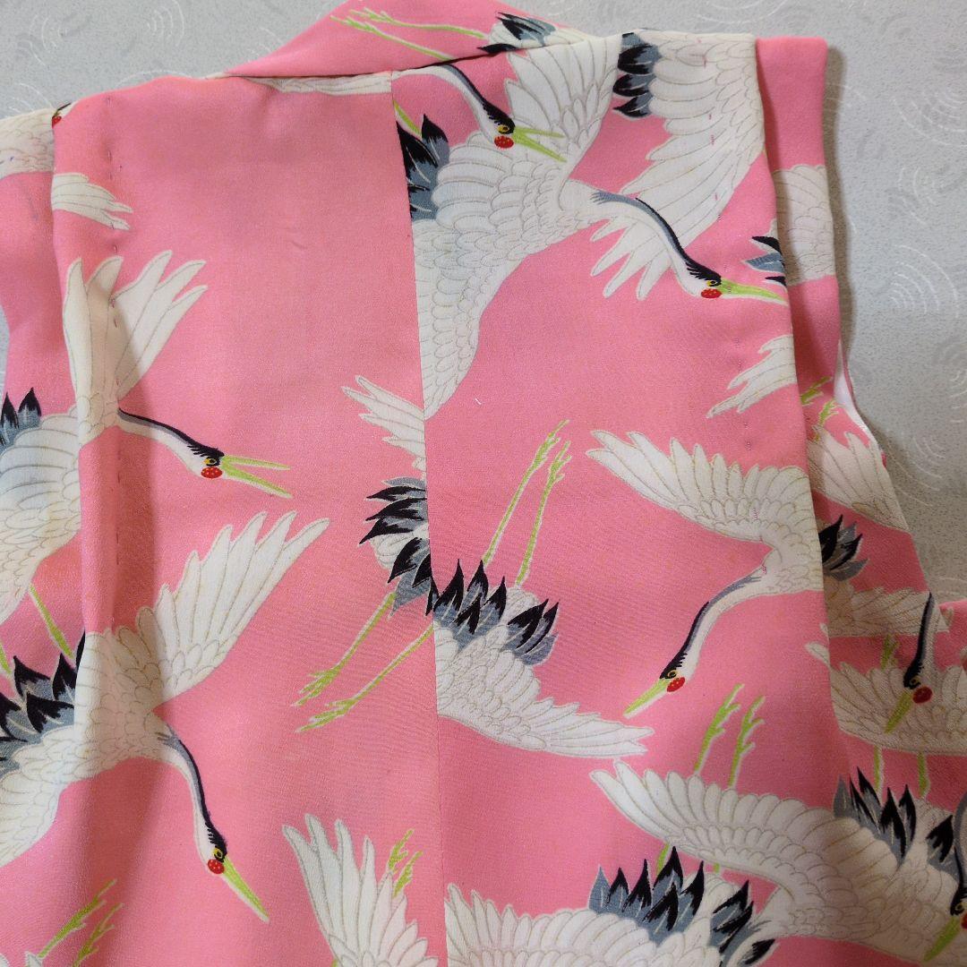 七五三３歳正絹手縫いの被布（中綿無し）