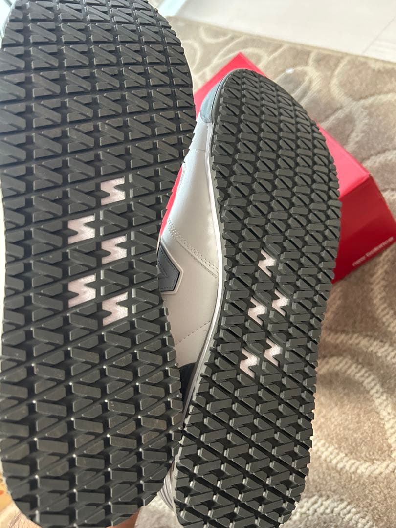 New Balance Boston 安全靴 ホワイト/オレンジ