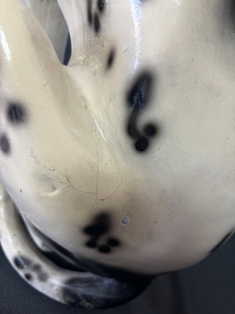 希少‼️】ダルメシアン 犬の置物 FRP 素材 - メルカリ