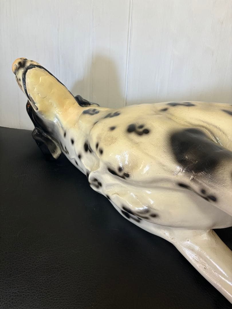 希少‼️】ダルメシアン 犬の置物 FRP 素材 - メルカリ