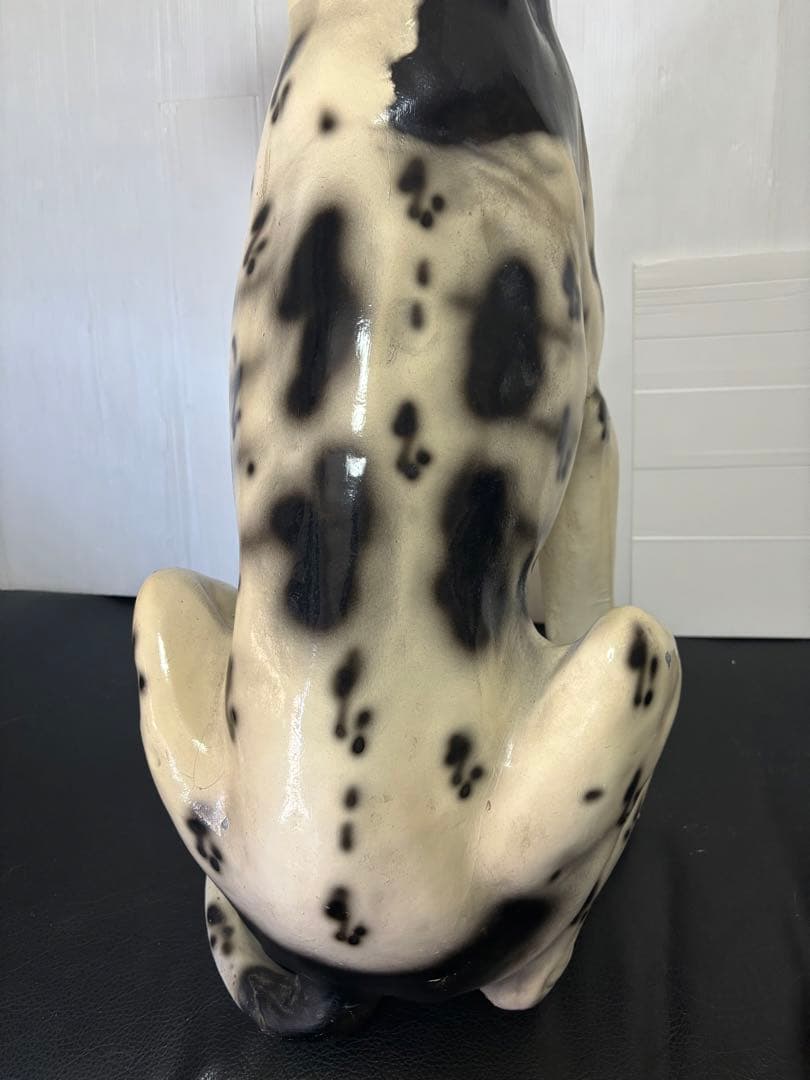 希少‼️】ダルメシアン 犬の置物 FRP 素材 - メルカリ