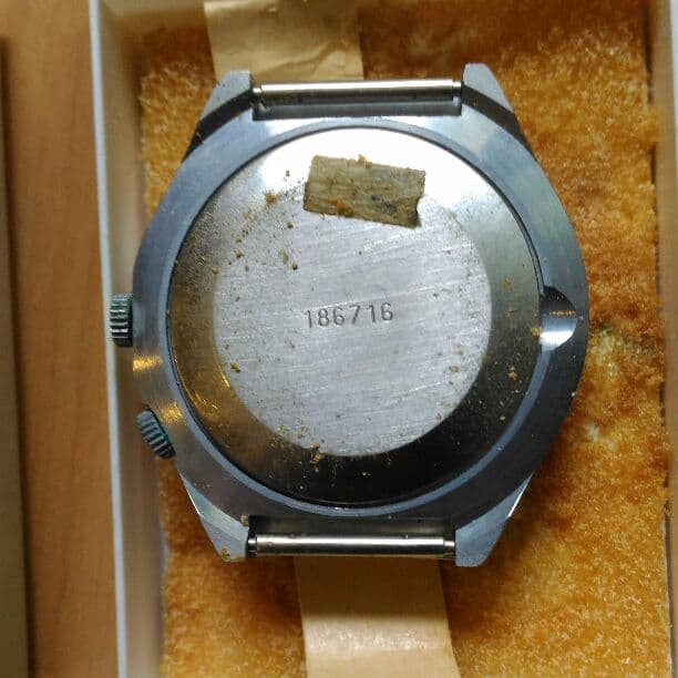 旧ソ連　カレンダー時計