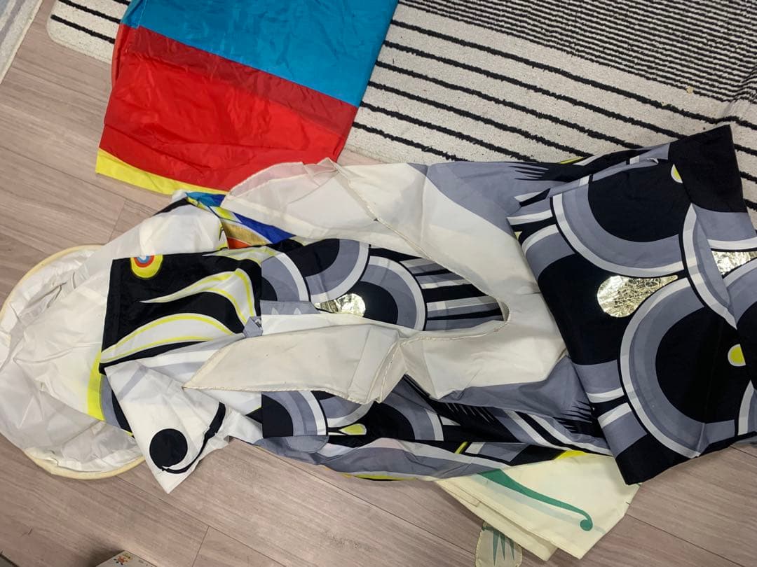 鯉のぼり　旭鯉　使用品　5Mセット　追加鯉付き　こいのぼり