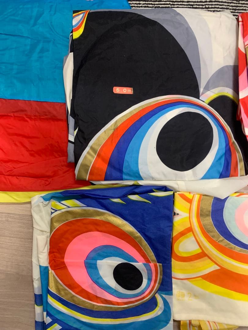 鯉のぼり　旭鯉　使用品　5Mセット　追加鯉付き　こいのぼり