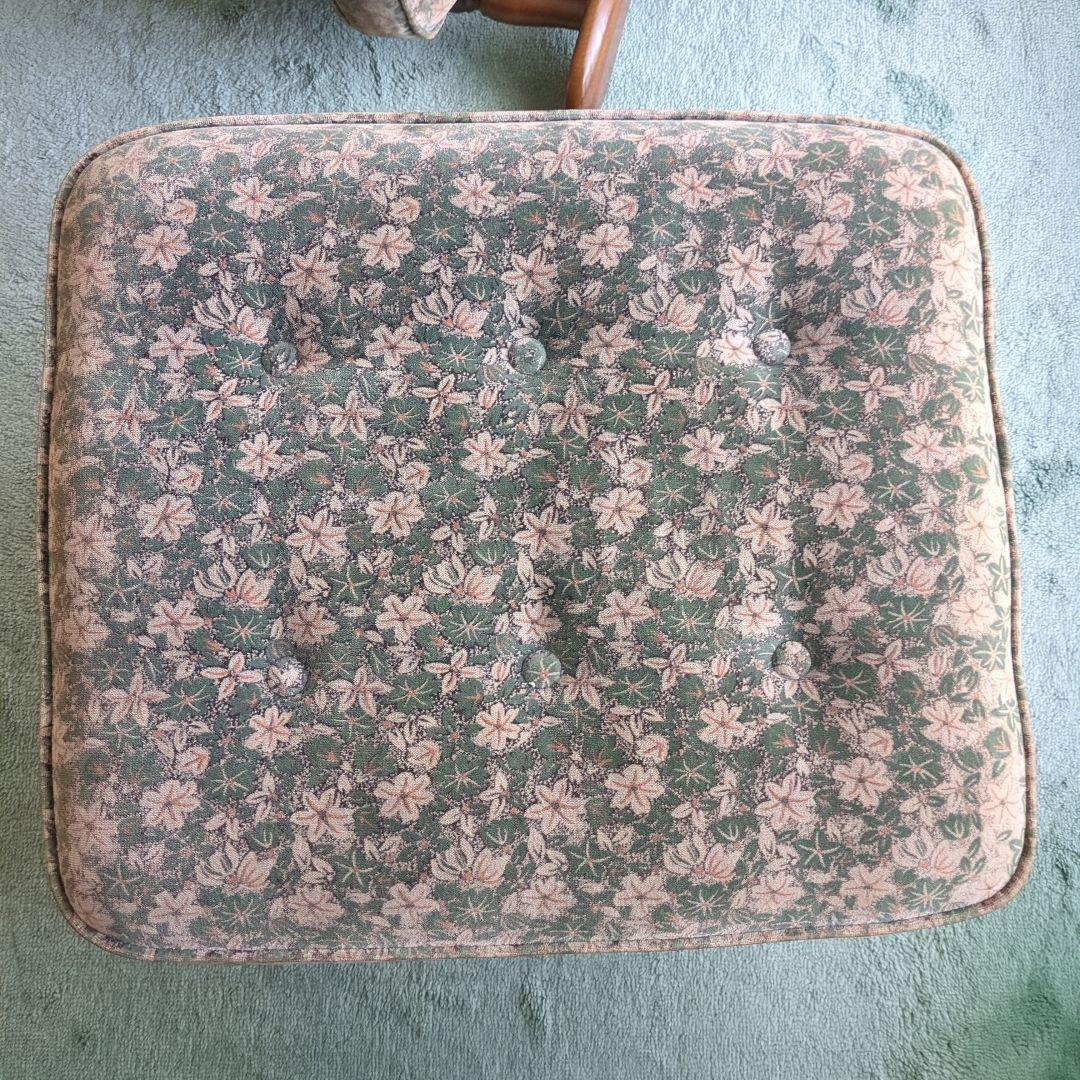 カリモク　コロニアル　オットマン・スツール