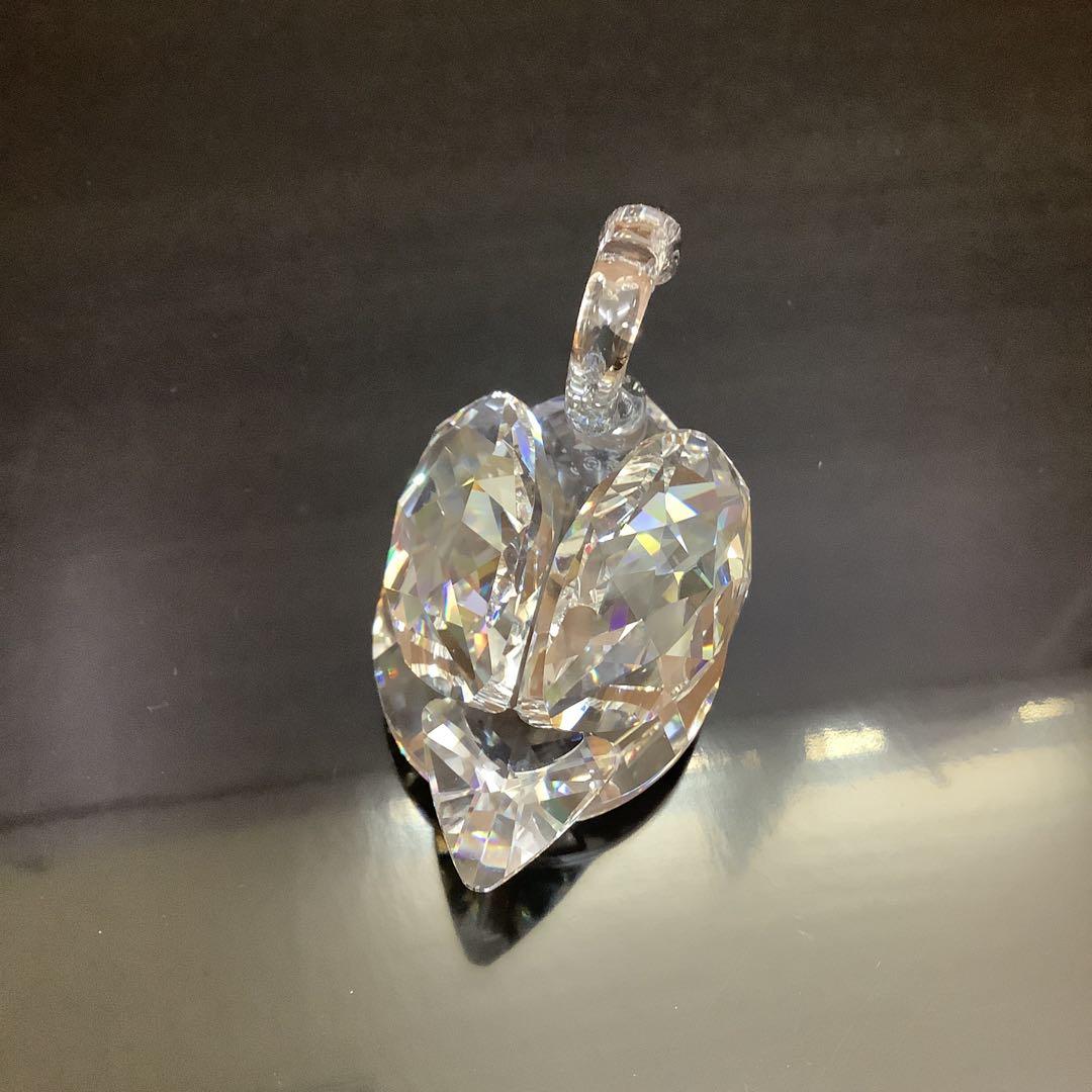 mm-3397⑥【SWAROVSKI スワロフスキー　クリスタル　スワン　置物】