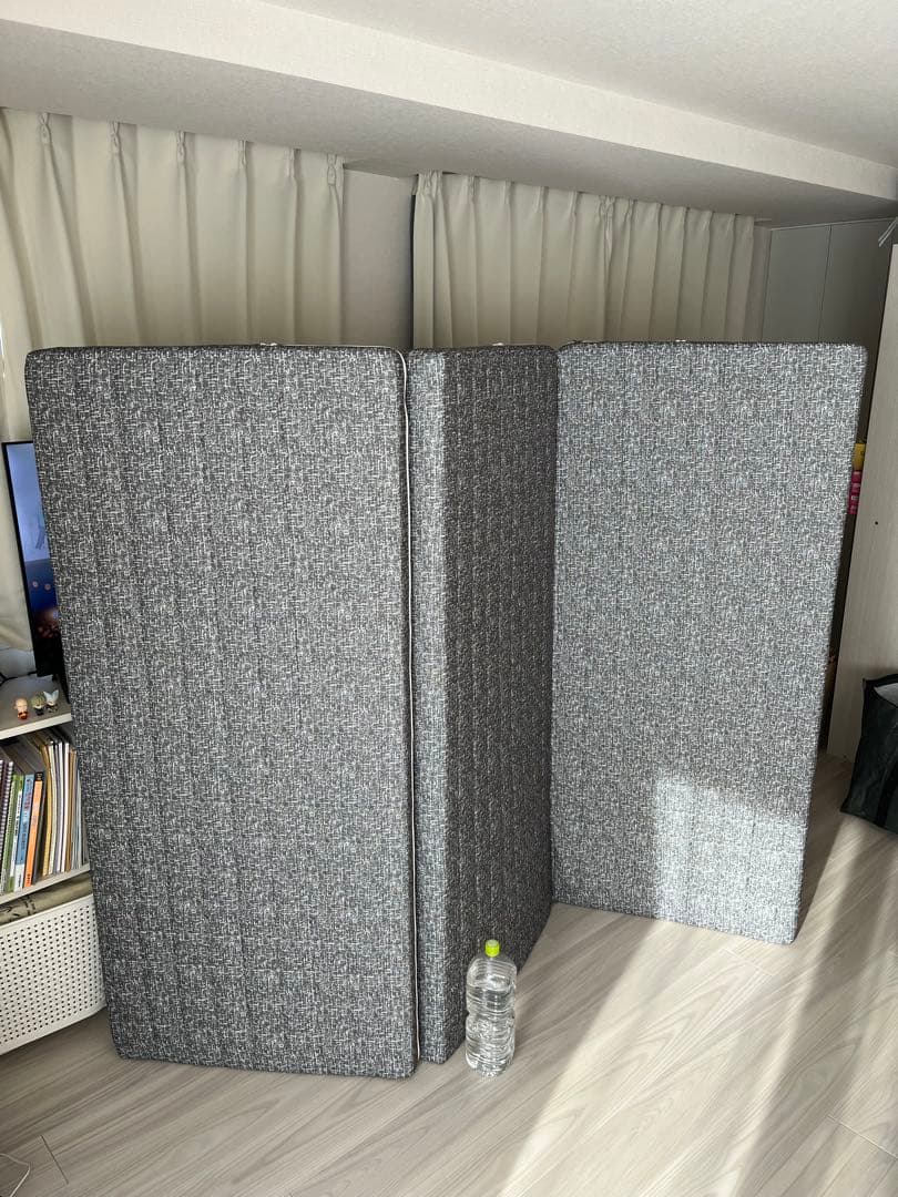 クイーンサイズ 高反発 三つ折りマットレス